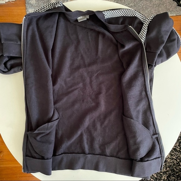 ASOS Cotton Full Zip Sweater Black Men’s Size Medium - Picture 7 of 9
